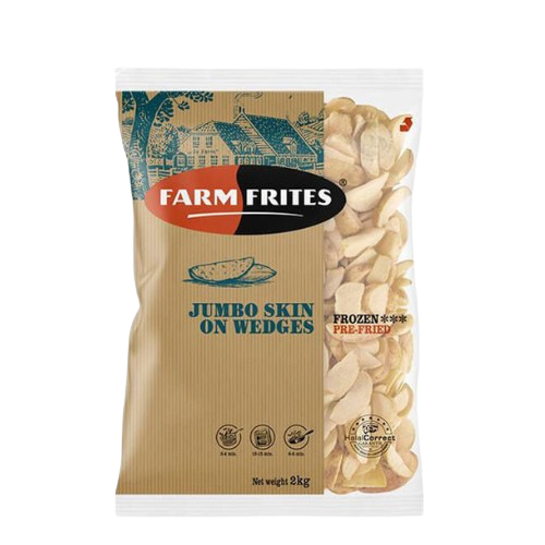 Farm Frites Seasoned Wedges 2kg Pack x 6