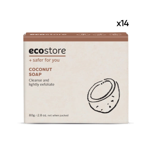 ECO STORE Boxed Coconut Soap 80g x14