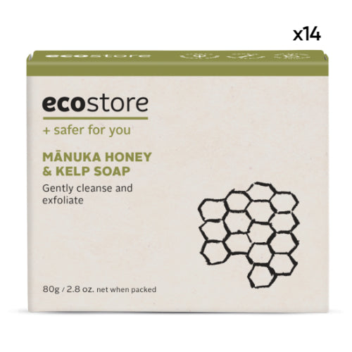 ECO STORE Boxed Manuka Honey & Kelp Soap 80g x14