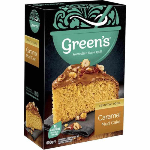 Greens Caramel Mud Cake 600g x5