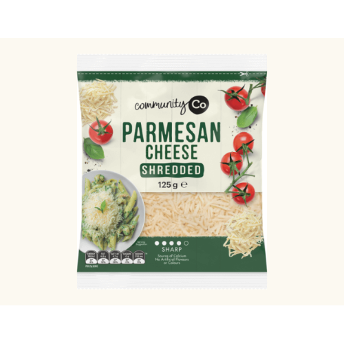 COMM CO Parmesan Cheese Shredded 125GM