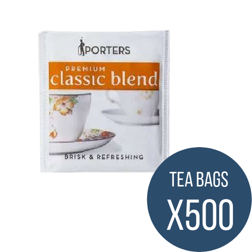 Porters Premium Blend Tea Bags x500