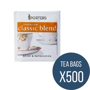 Porters Premium Classic Blend Tea Bags x500 (Special)