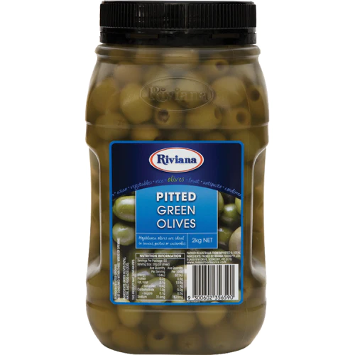 Riviana Pitted green olives 2kg