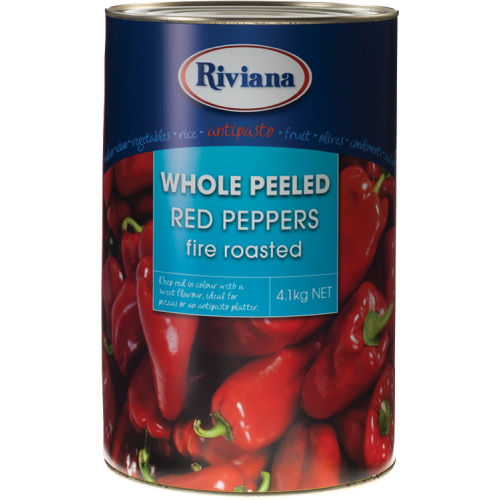 Riviana Whole Roasted Red Pepper 4.1kg x 3