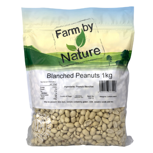 Peanuts (Blanched/ Raw/ Whole) 1kg x 6