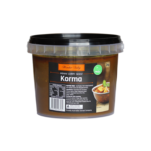 Wombat - Korma Sauce x 2kg Each