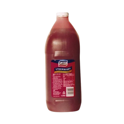 Cottees Strawberry Syrup Topping 3L x 4