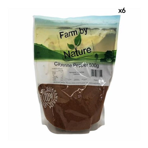 Farm by Nature Cayenne Pepper 500g x6