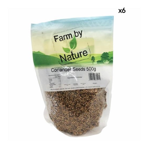 Farm by Nature Coriander Seeds (Whole) 500g x6