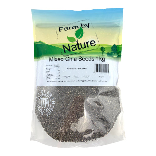 Farm by Nature Mixed Chia Seed (Black&White) 1kg (Special)