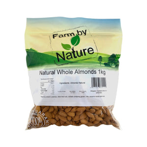 Farm by Nature Natural Whole Almonds 1kg