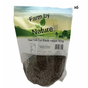 Farm by Nature New York Cut Black Pepper 500g x6