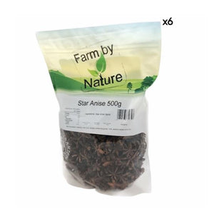 Farm by Nature Star Anise Whole 500g x6