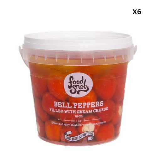 Food Snob Bell Pepper with Cream Cheese 1Kg x6