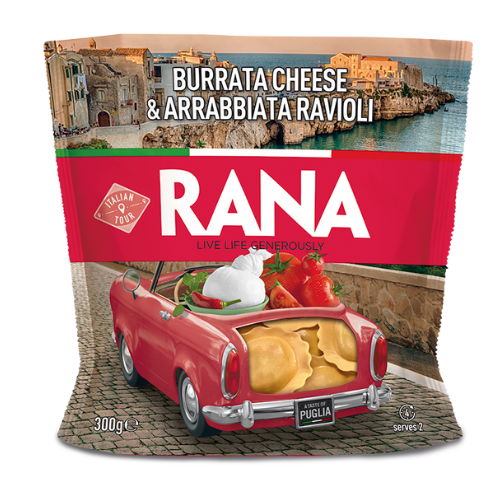 Rana Burrata & Arrabbiata Ravioli 300g x 8