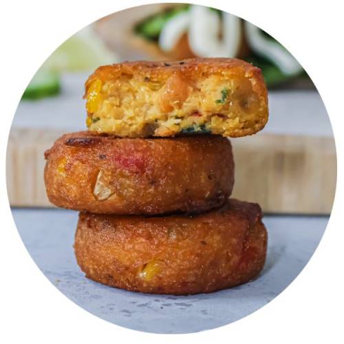 Wild Chef Corn Patties Mini 25g  GF/DF/VEGAN 50pc