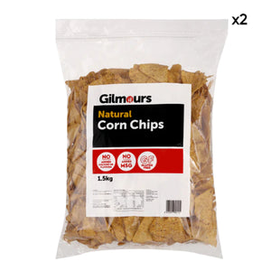 Gilmours Natural Corn Chips 1.5Kg