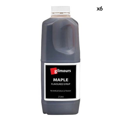 Gilmours Maple Flavoured Syrup 2L x6