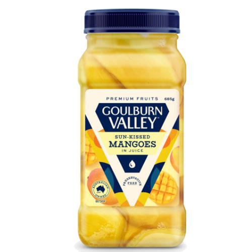 Goulburn Valley Sliced Mangoes In Juice 685g