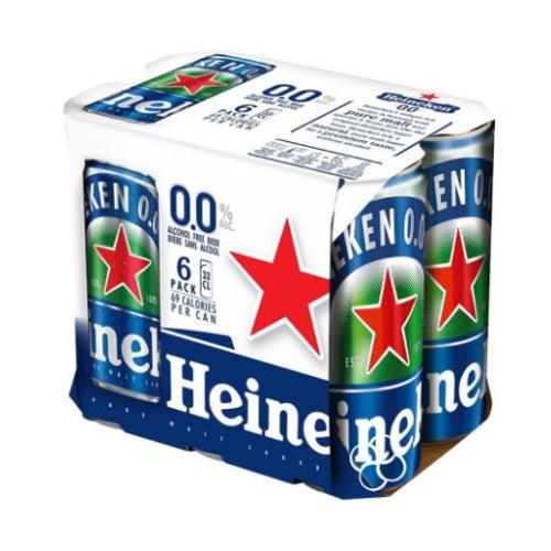 Heineken 0.0 Larger Beer (6x330ml)