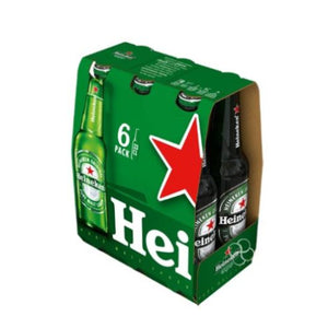 Heineken Bottle 5% Malt Lager (6x330ml)