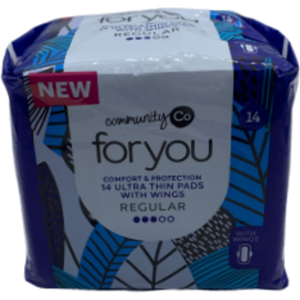 Community Co For You Ultra-Thin Pads Regular 14s x12