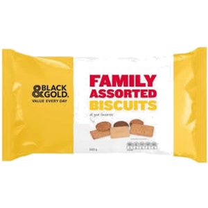 Black & Gold Biscuits Family Assorted 500g (Special)