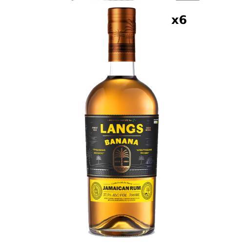 Langs Jamaican Rum - Banana 37.5% 6x 700ml