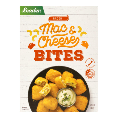 Leader Mac & Cheese Bites 500g