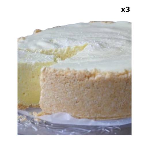 Baked Lemon Lime Cheesecake 24cm GF 1.6kg (16ptns) x3