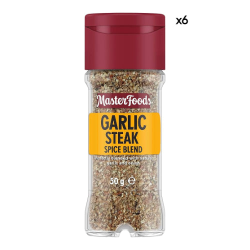 Masterfoods Garlic Steak Seasoning 50g  x6