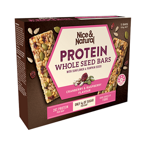 Nice & Natural Protein Bar Cranberry & Raspberry 150g (Special)