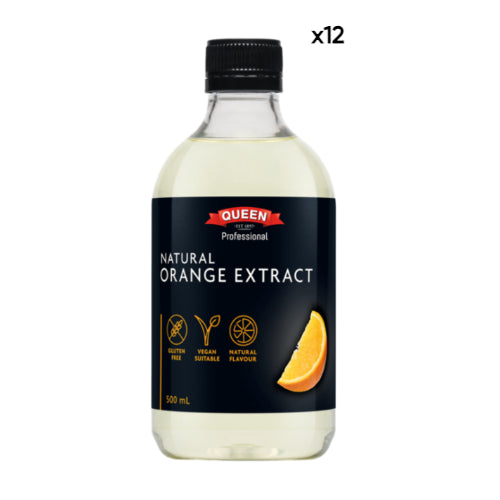 Queen Professional Natural Orange Extract 500ml x12