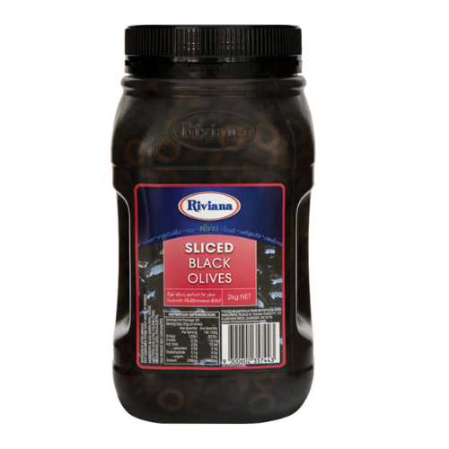 Riviana Sliced Black Olives 2kg