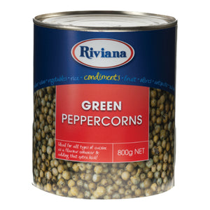 Riviana green peppercorns 800g x 12