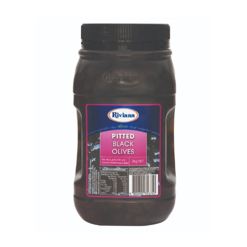 Riviana pitted black olives 2kg x 6