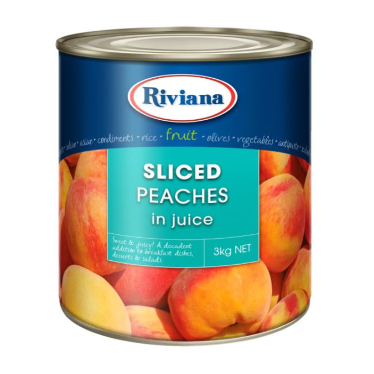 Riviana Sliced Peaches 3KG