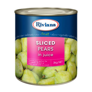 Riviana Sliced Pears in Juice 3Kg