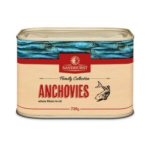 Sandhurst Anchovy Fillets 720g x 12