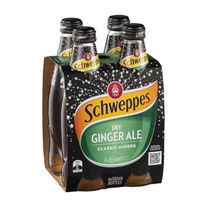 Schweppes Dry Ginger Ale 4x300ml x6