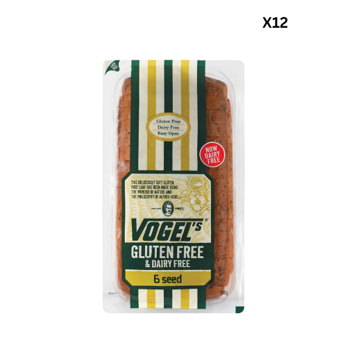 Vogels G/F 6 Seed Bread 580g x 12