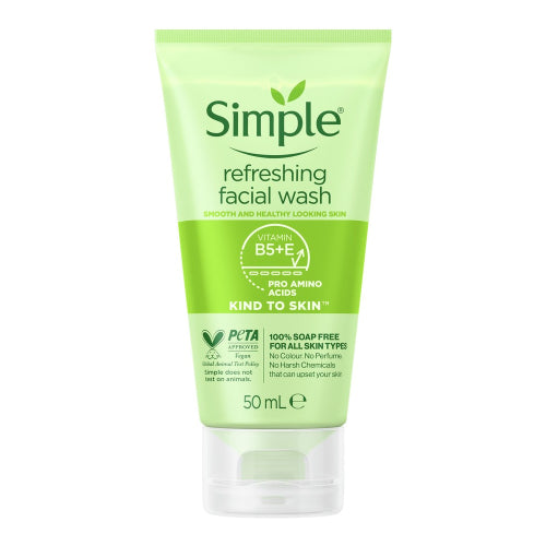 Simple Refreshing Facial Wash Gel 50mL