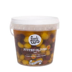 Food Snob Pitted Mixed Olive in Oil 1kg