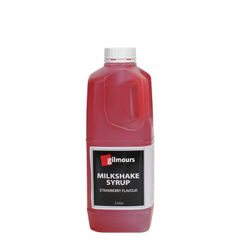 Gilmours Milkshake Syrup Strawberry 2L