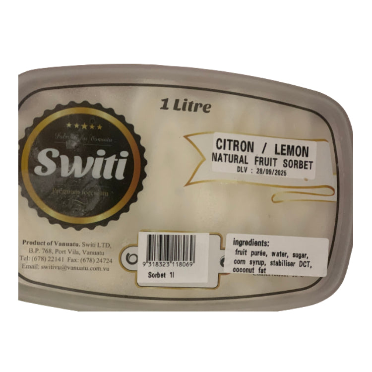 Switi Sorbet Lemon Flavor 1L
