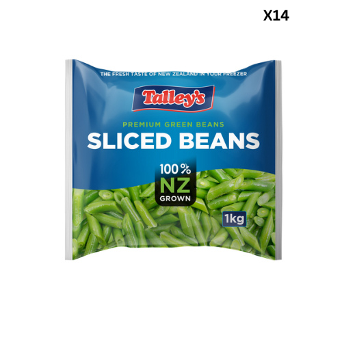 Talleys Bean Sliced 1Kg x14