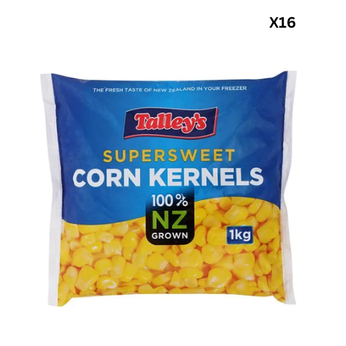 Talleys Corn Kernels 1kg x 16