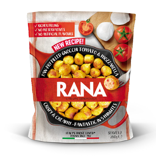 Rana Pasta Tom Mozzarella Filled Gnocchi Meal Kit 280g x 6