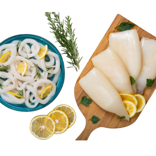 SM Bartrami Tenderised Squid Tubes U7 5kg